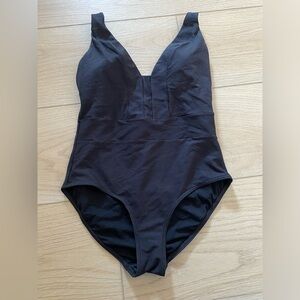 Elegant Black Women's One Piece Swimsuit